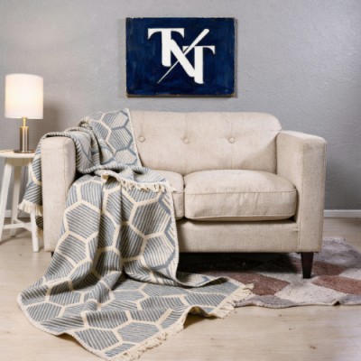 Ткаено памучно ќебе - Петек 140cm х 210cm - 2бои