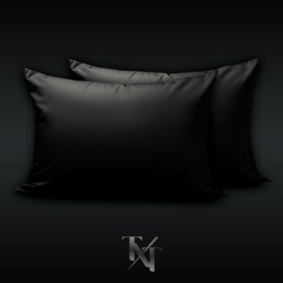 Пар навлаки за перница Букефал - премиум црн памук