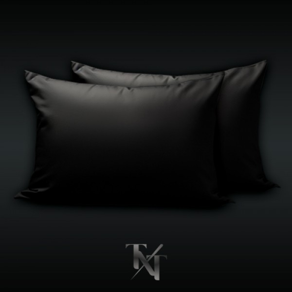 Пар навлаки за перница Букефал - премиум црн памук